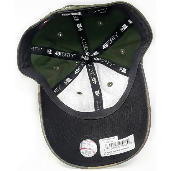New Era 49FORTY Pittsburgh Pirates green camo cap hat - Picture 5 of 6